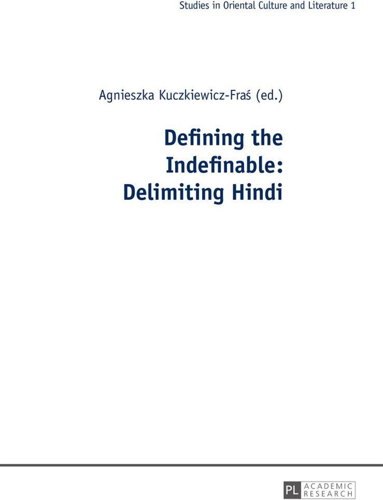 Defining the Indefinable: Delimiting Hindi