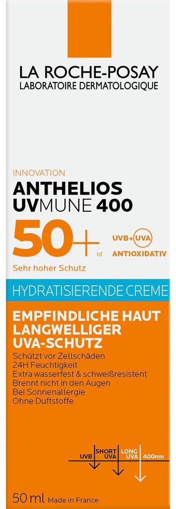 La Roche-Anthelios - Uvmune Creme SPF50 - 50 ml Productafbeelding 
