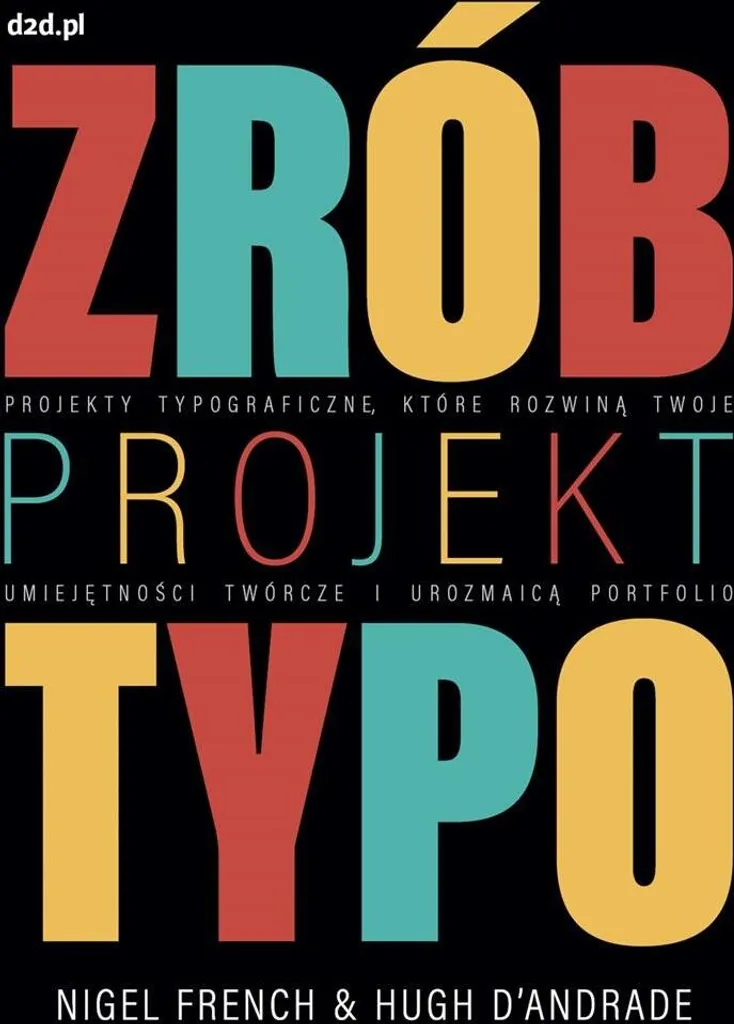 Livre de design graphique sur les projets typographiques modernes