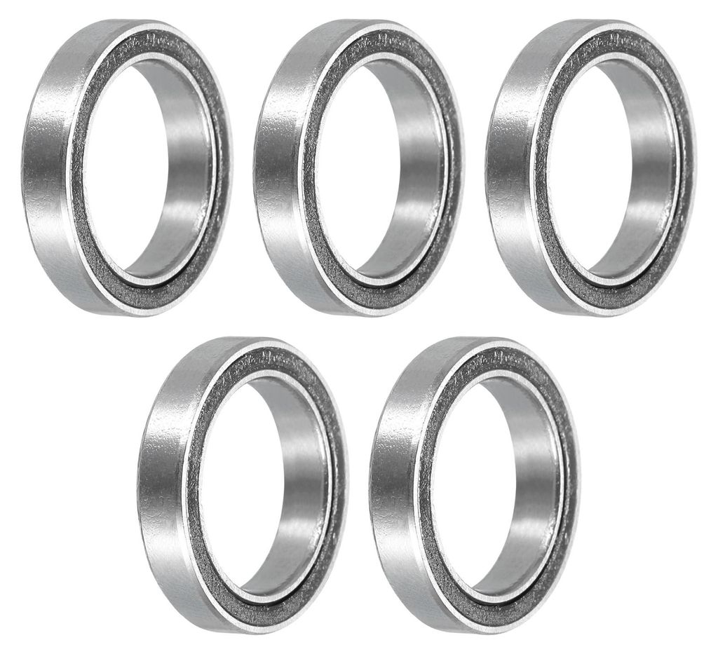 5 Stš¹ck Miniatur-Rillenkugellager 15x21x4mm Doppelt abgedichtete Lager fš¹r Elektromotor, Haushaltsger?te, Gartenger?te, P6 (ABEC 3)