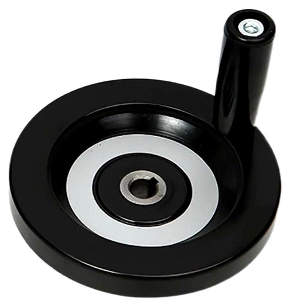 1 Stück rundes Kunststoff-Handrad 63–200 mm aus Legierung