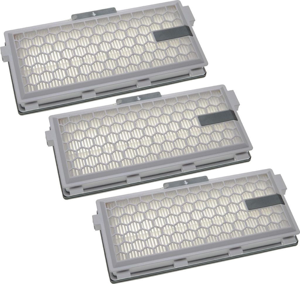 vhbw 3x Staubsaugerfilter Ersatz für Miele SFHA50, SF-HA50, Produktbild 1