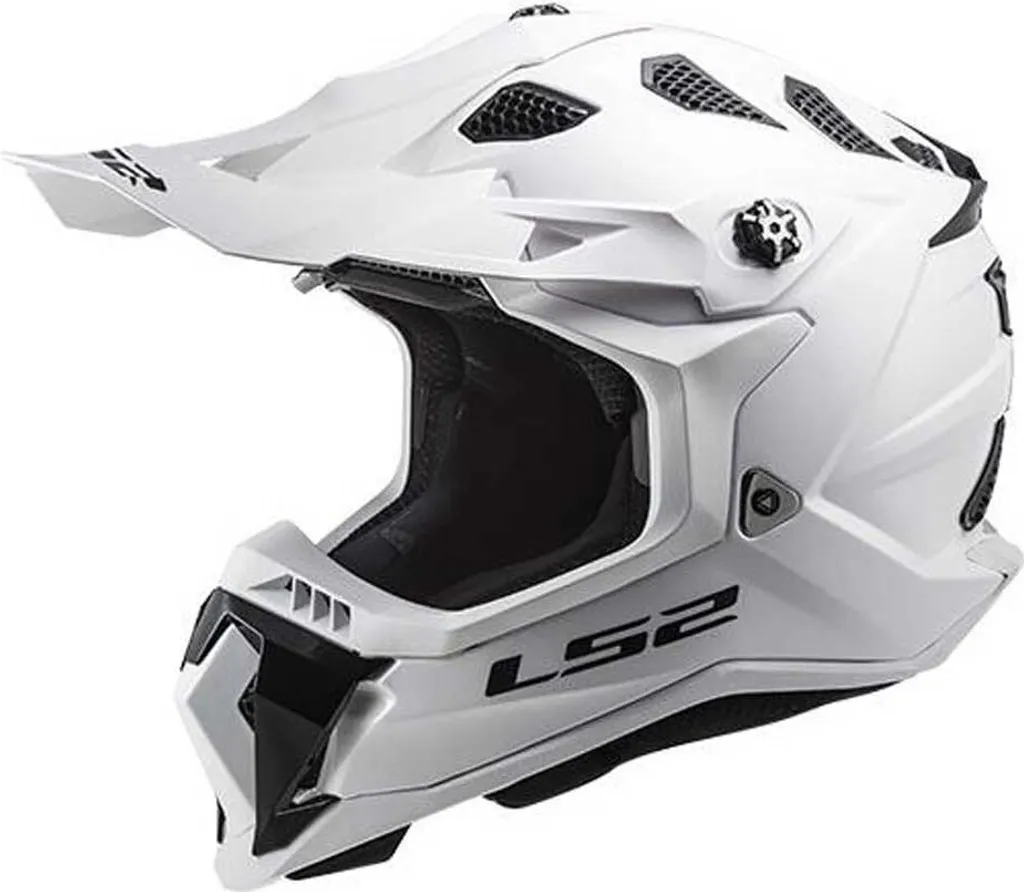 LS2 MX700 Subverter Evo II Casque Moto Tout-Terrain Ultra Ventilé Blanc