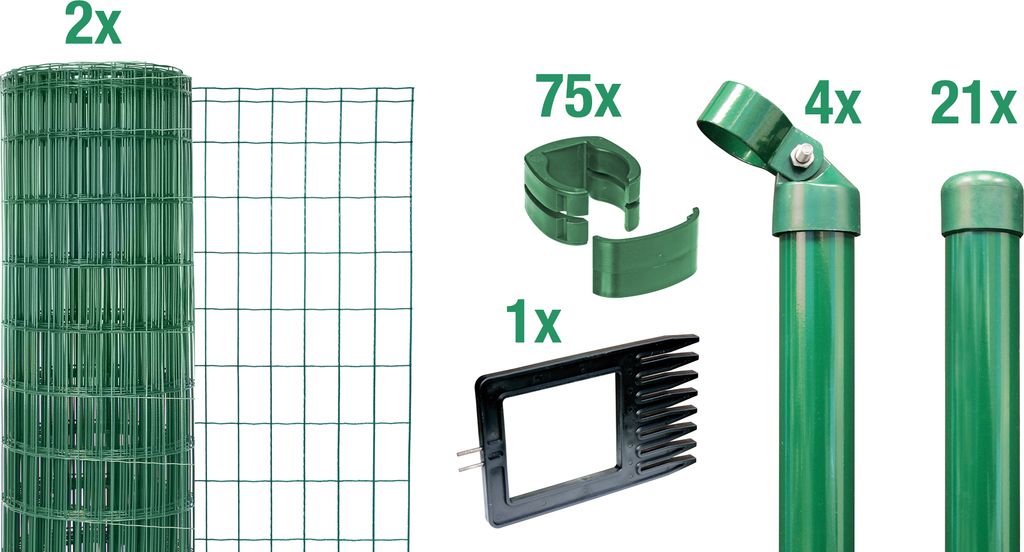 Alberts 668938 Fix-Clip Pro comme set complet de clôture, à Image du produit 