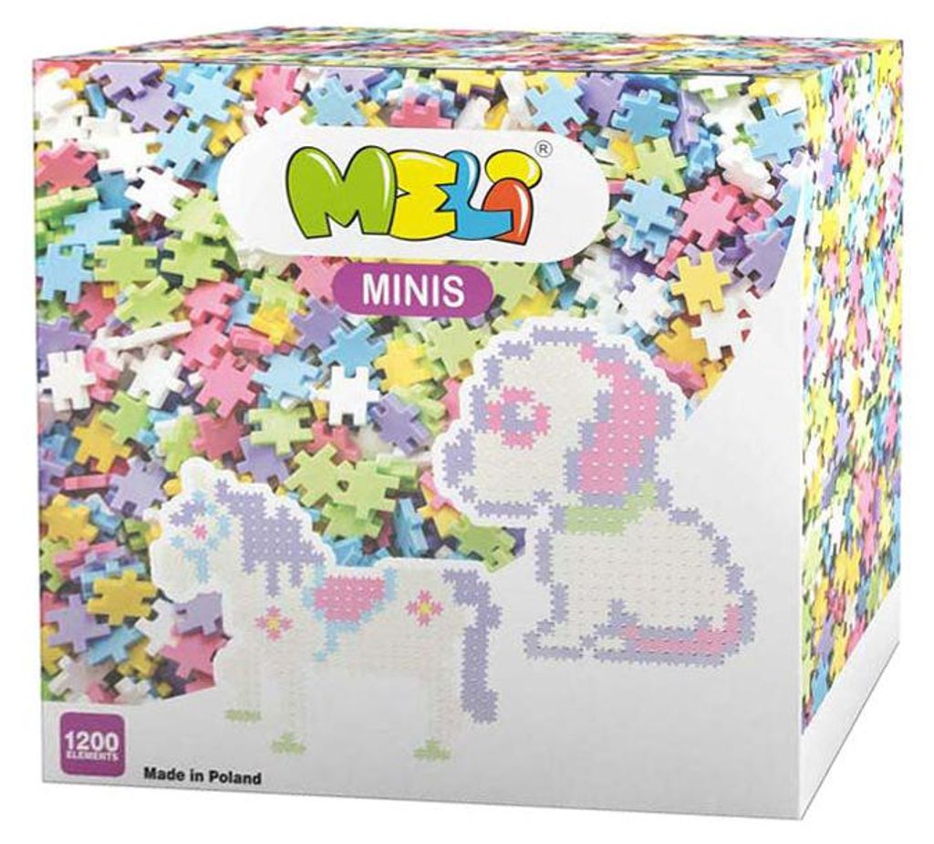 Meli minis Pastellbausteine, 1200 Stk. Produktbild 