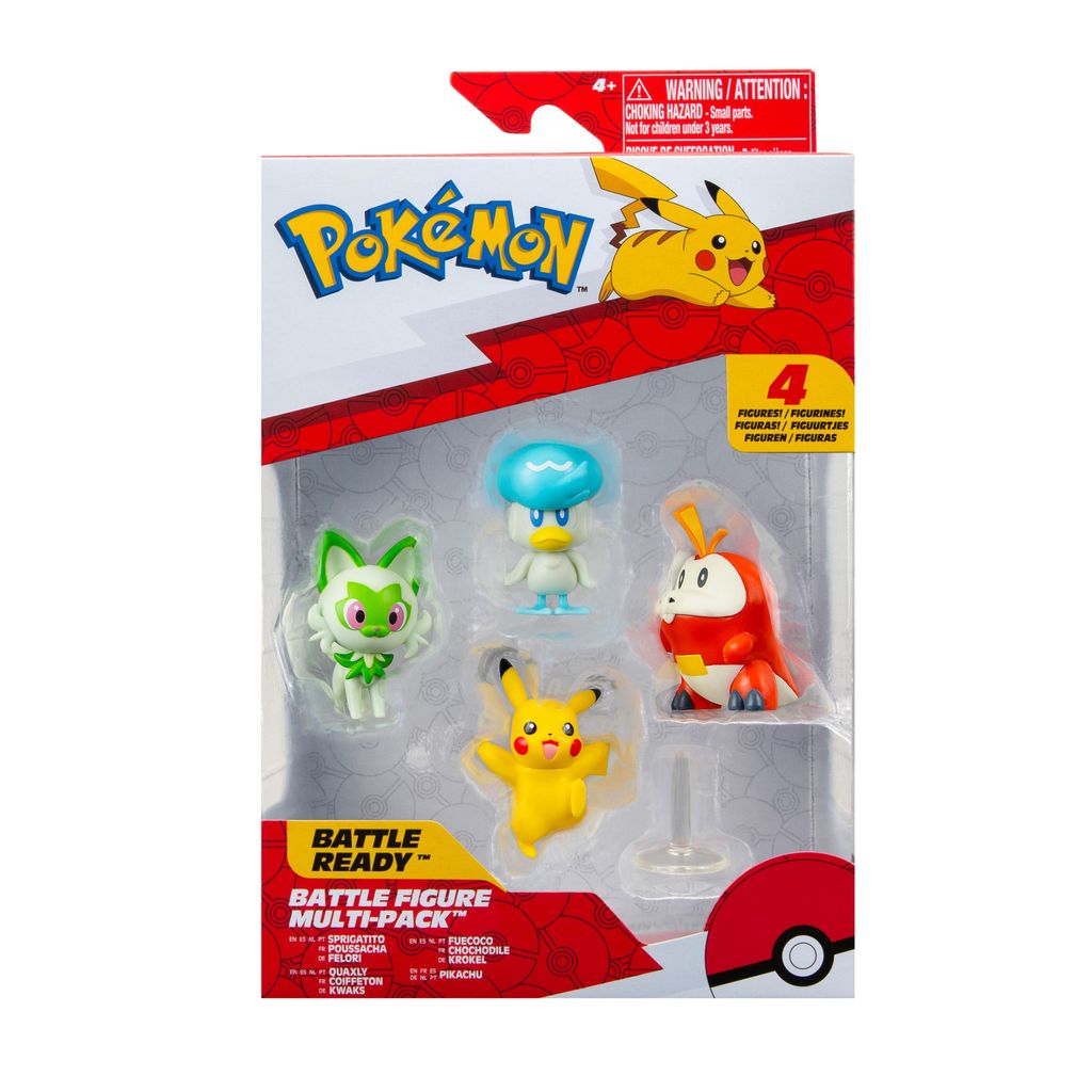 Zestaw Mini Figur Pokémon Gen IX - Pakiet 4 Postaci (ma) Image du produit 
