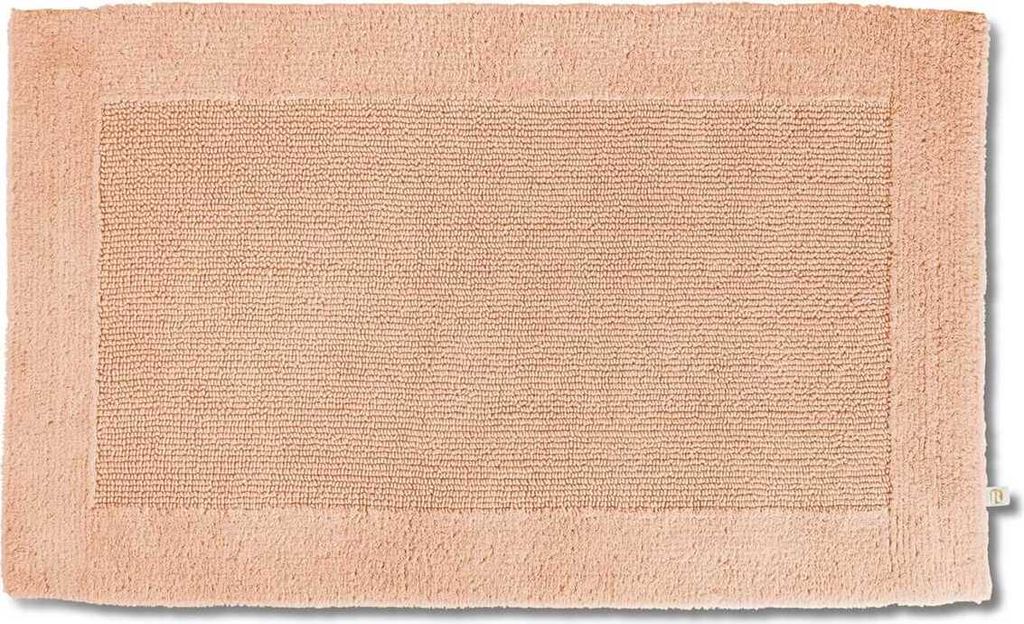 Rhomtuft Badteppich Prestige eckig 80 x 160 cm Farbe peach
