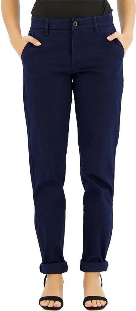 Dockers Weekend Regular Slim Ankle Fit Chinohose Blau 27 / Long Damen Blau 27