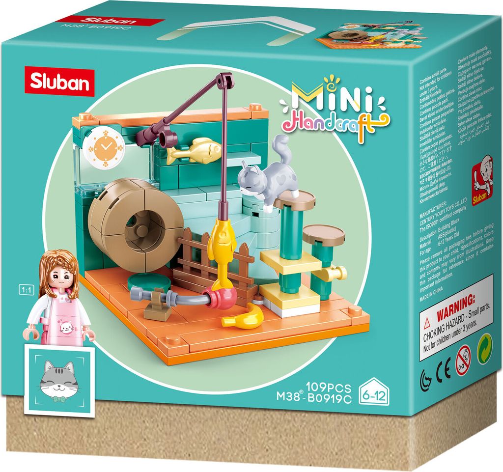 Sluban Mini Szene Katzenzimmer Teil 2 M38-B0919C