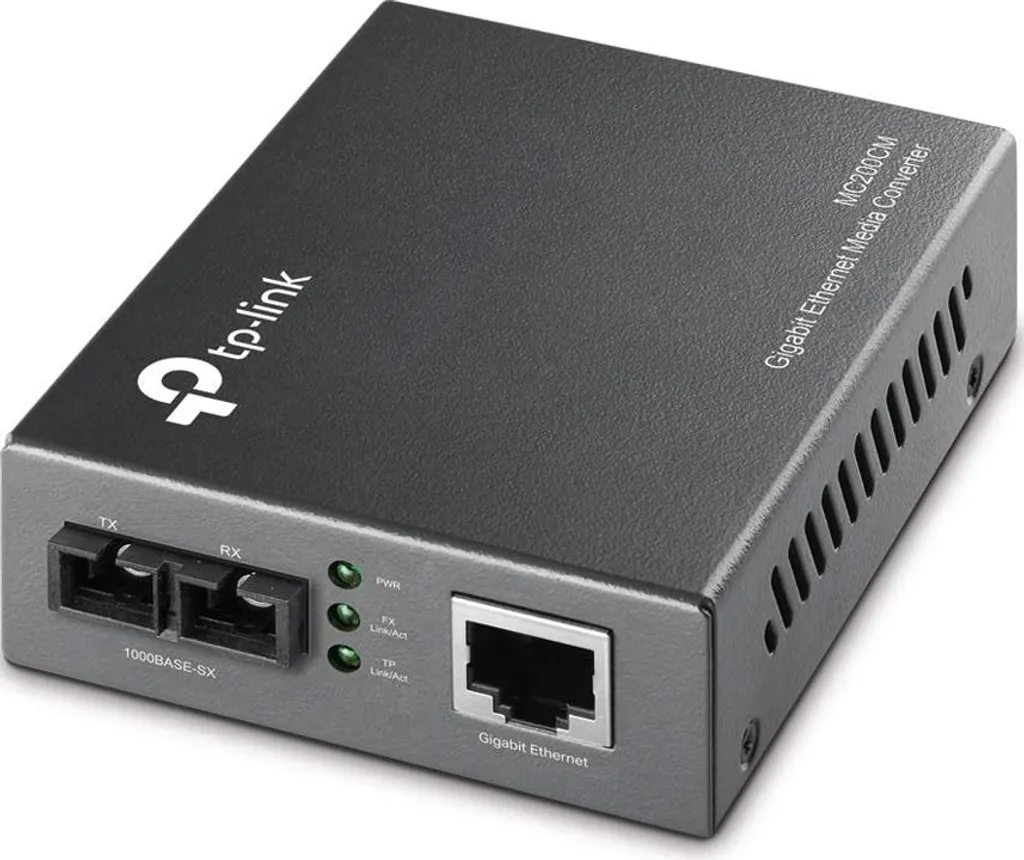 Convertisseur fibre optique Gigabit MC200CM pour réseau