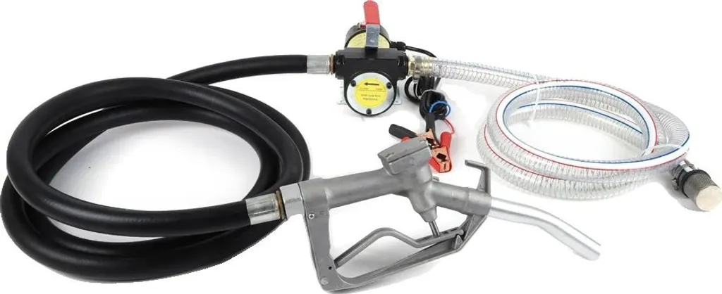 Pompe à carburant 12V pour transfert gasoil rapide 50L/min 175W