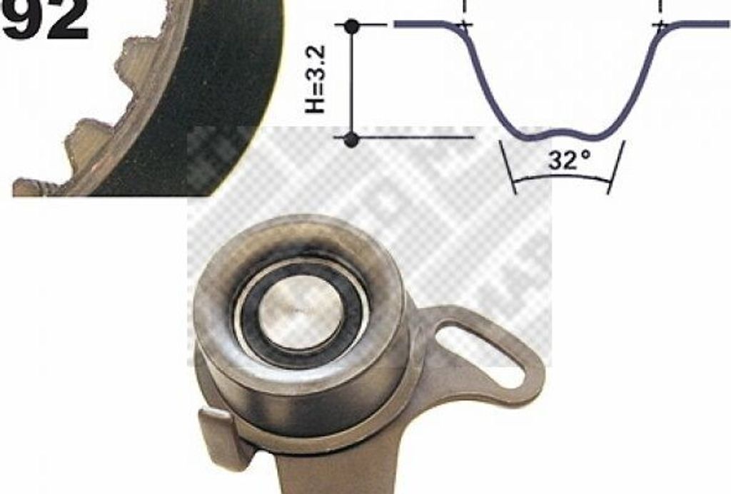 MAPCO 73533 Zahnriemensatz für HYUNDAI ACCENT I (X-3) Produktbild 
