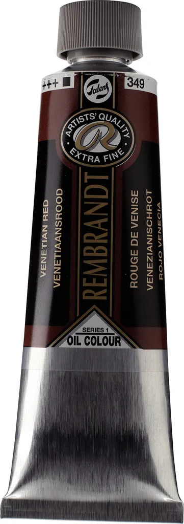 Huile Rembrandt 150 ml Rouge vénitien 349 à forte teneur pigmentaire
