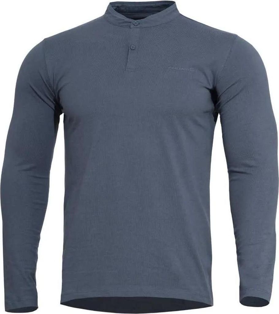 Pentagon Romeo 2.0 Henley Langarm-t-shirt Blau L Herren Blau L