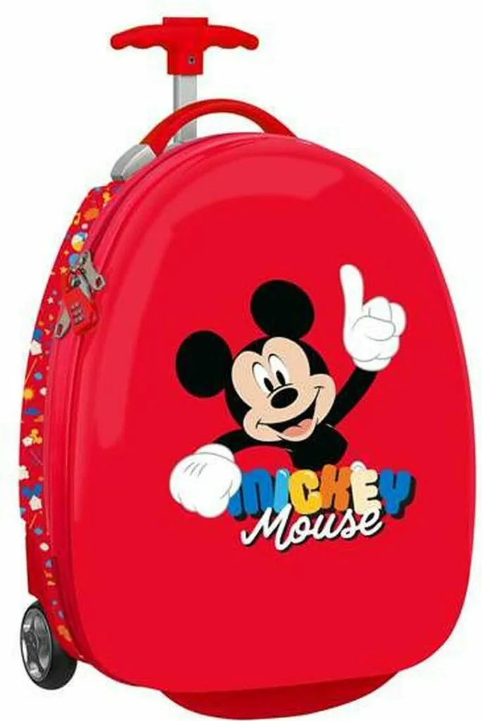 Trolley Stitch GOOD DAY Rosso Disney - Accessorio Viaggio Trendy