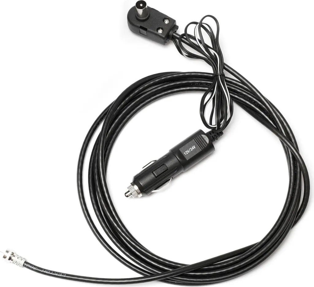 Antenne Magnétique DVB-T2 OPENBOX Noire avec Fixation Puissante