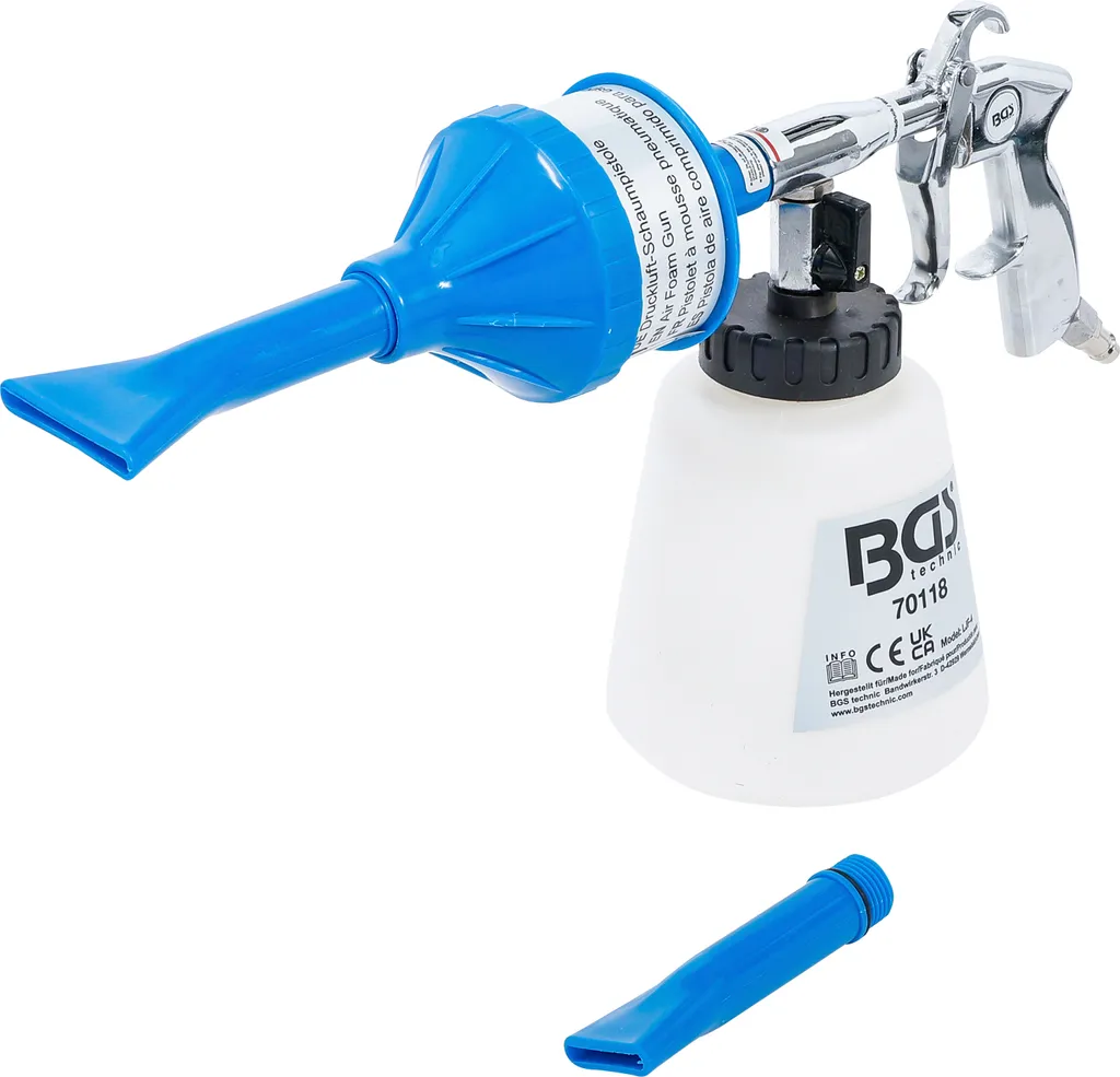 Pistola Schiumogena BGS 70118 - Lavaggio Auto Professionale 6 Bar