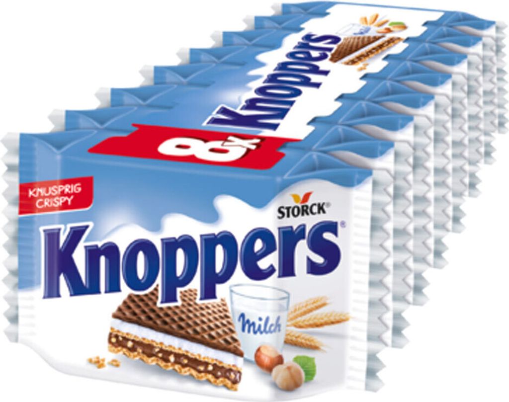 Knoppers fette di wafer allo yogurt ripiene di crema allo Immagine del prodotto 
