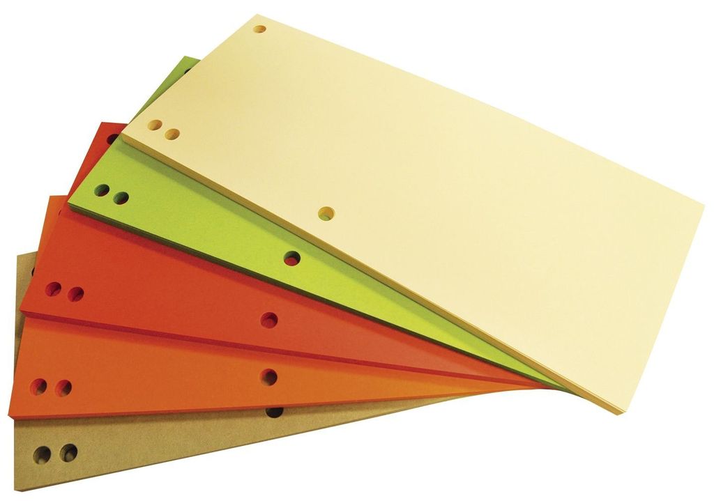 OFFICE PRODUCTS 21070035-99 Trennstreifen farbig sortiert 100 Stück