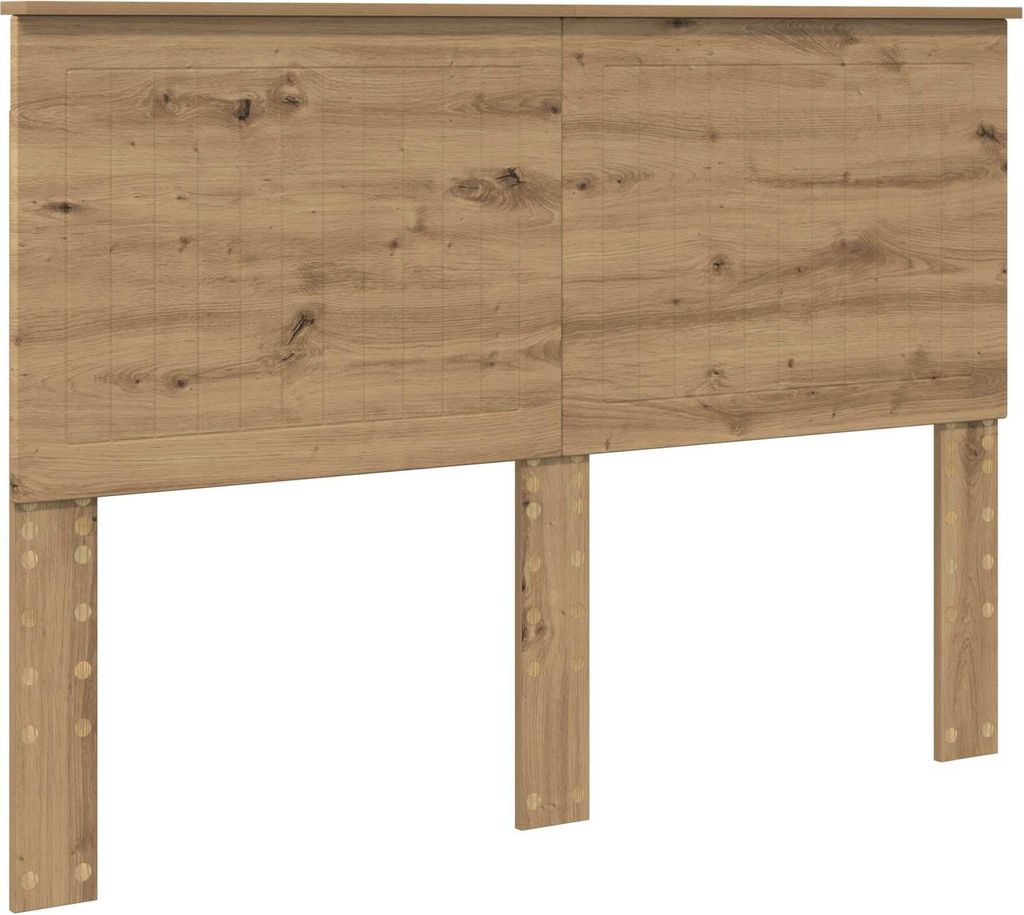 vidaXL Kopfteil mit Kopfteil Artisan-Eiche 140 cm Holzwerkstoff