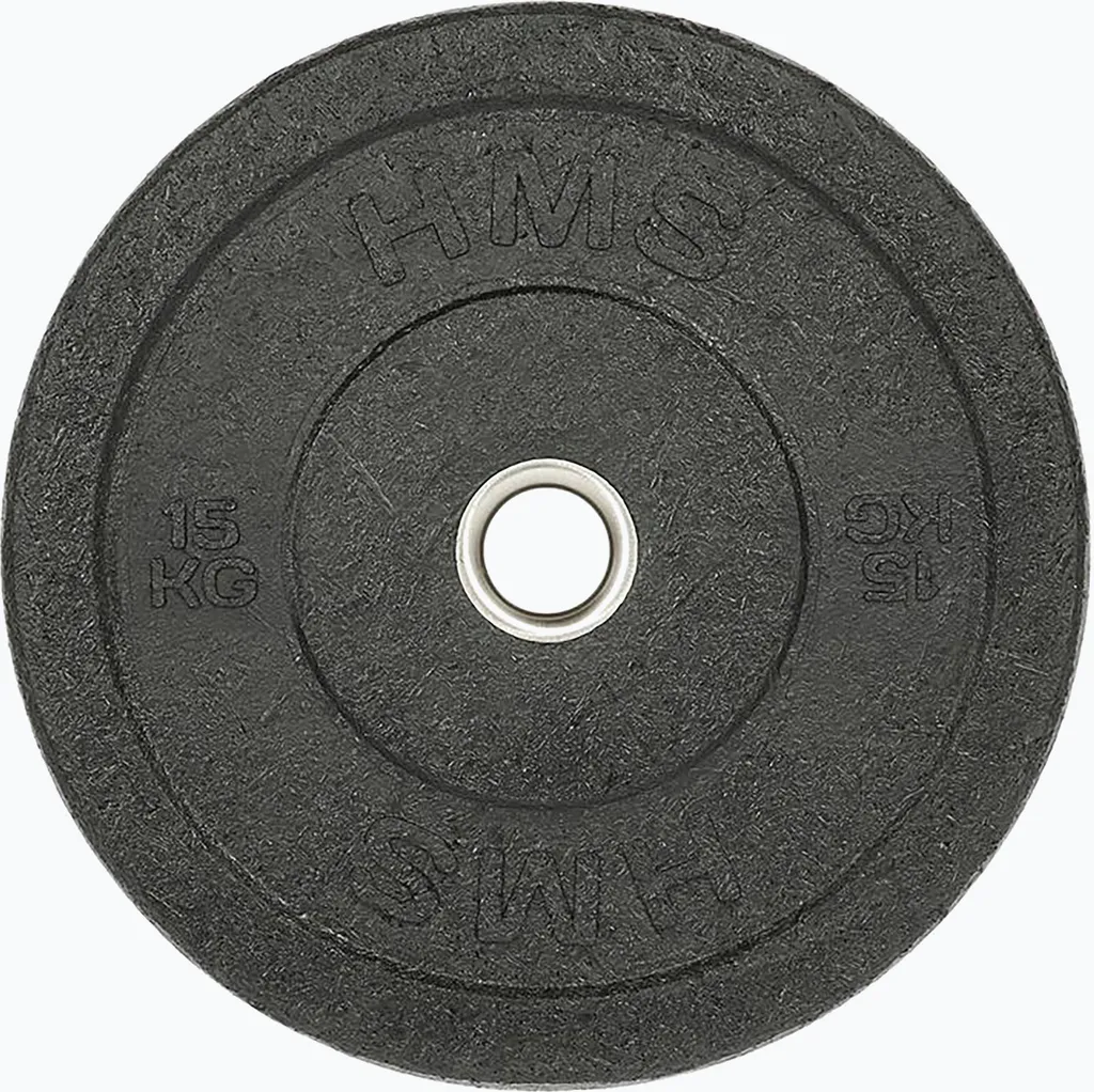 Disque olympique HMS CHTBR 15 kg - Poids en fonte avec revêtement TPU