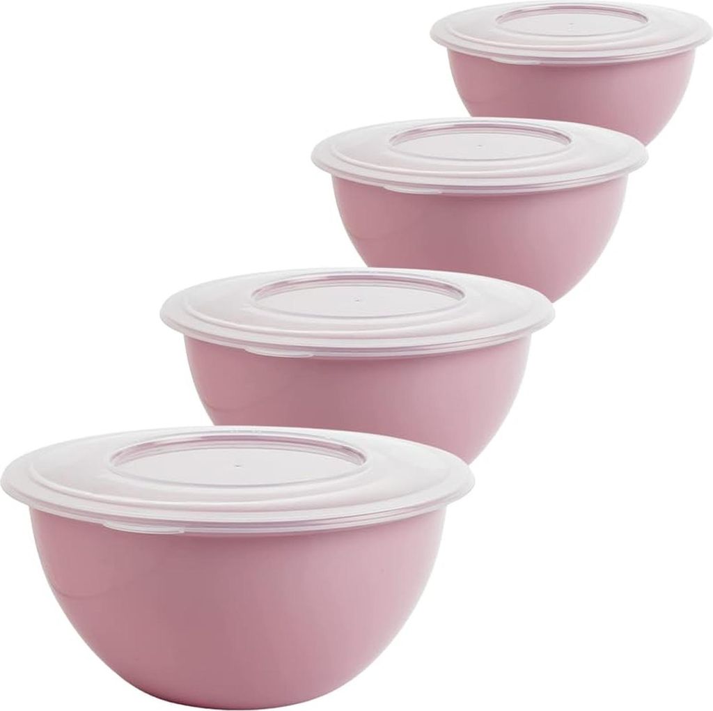 Vielseitige Schüssel mit Deckel 5l, ideal für Salat & Teig, Produktbild 