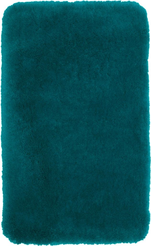 Badematte - Petrol - 50 x 70 cm - Polyester - mit Anti-Rutsch-Beschichtung