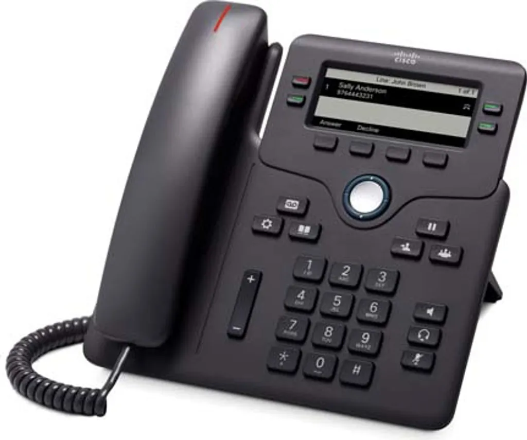 Téléphone IP Cisco 6851 Poste Professionnel SIP Wi-Fi et Écran 3.5 Pouces