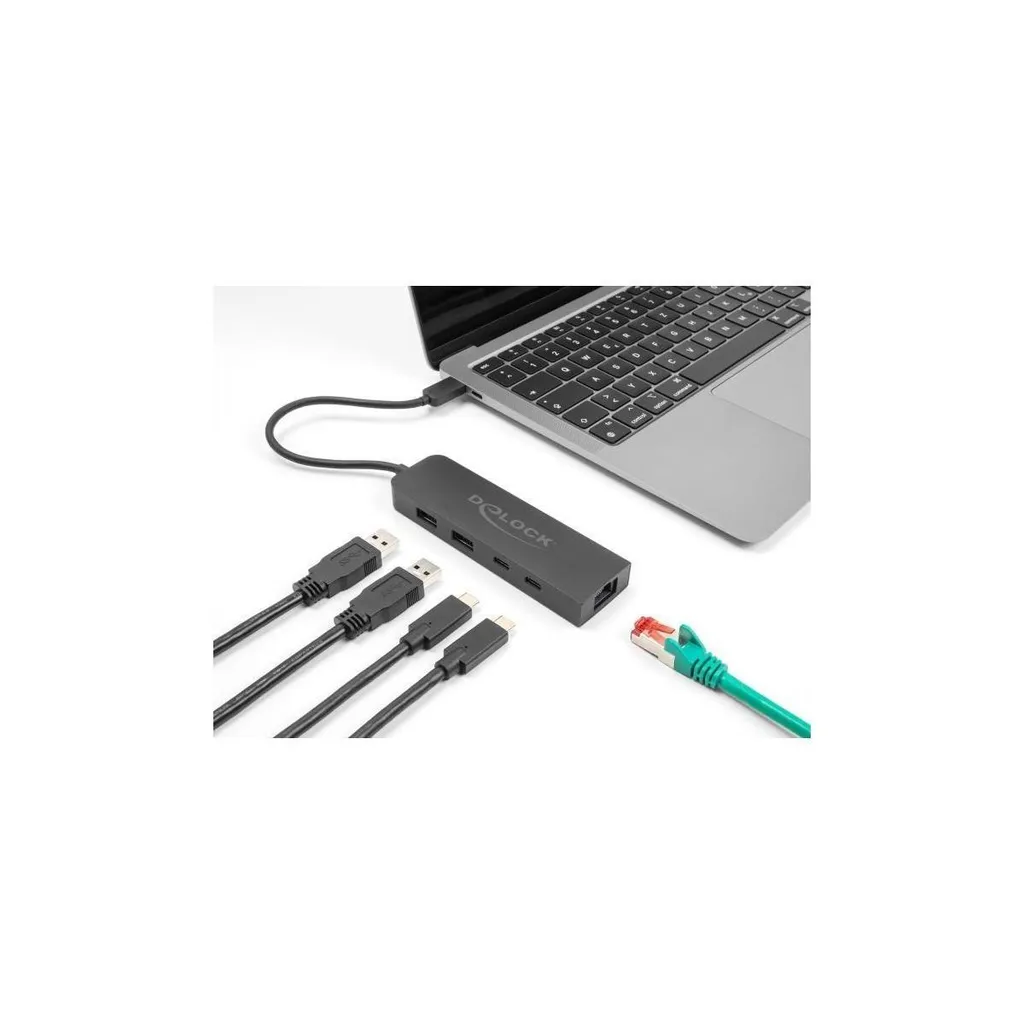 Réplicateur de ports USB-C Delock 64110 pour double écran HDMI - 4