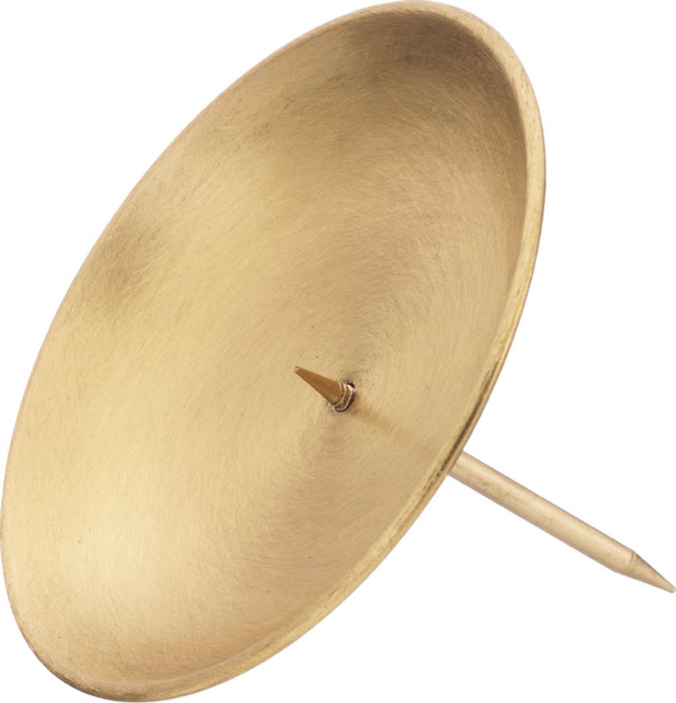 4 Adventskranzteller für Ø bis 8 cm Kerzen, Außen Ø 10 cm Produktbild 