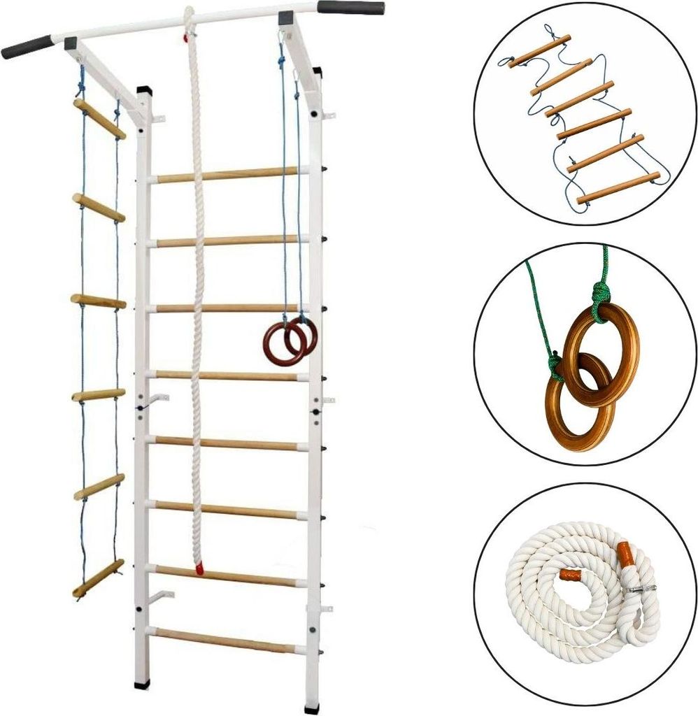Sport Child Plus: Escalera gimnasia, color blanco Imagen del producto 