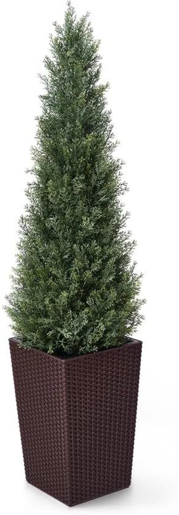 Plante Artificielle Marron 120 cm Haute Résistance UV pour Balcon