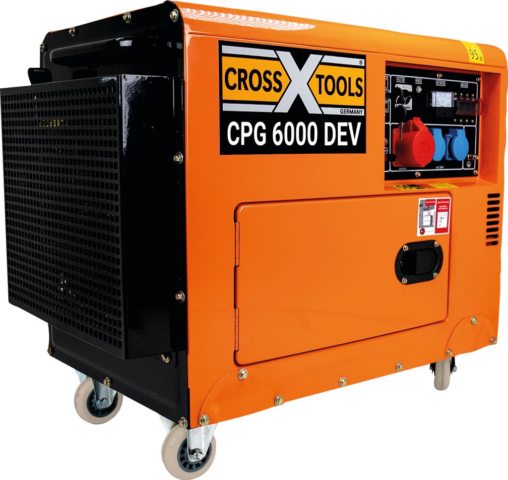 CROSS TOOLS CPG 6000 DEV, 230 V und 400V Anschluss, 4.200 W Dauerleistung
