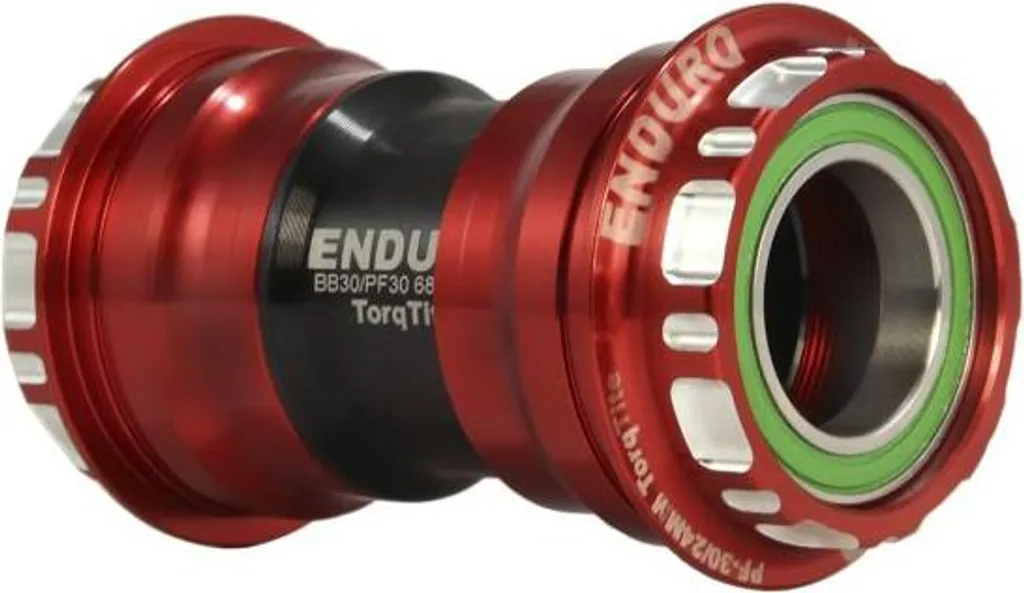 Boîtier de pédalier TorqTite PF30 Enduro Bearings Inox pour axe 24mm