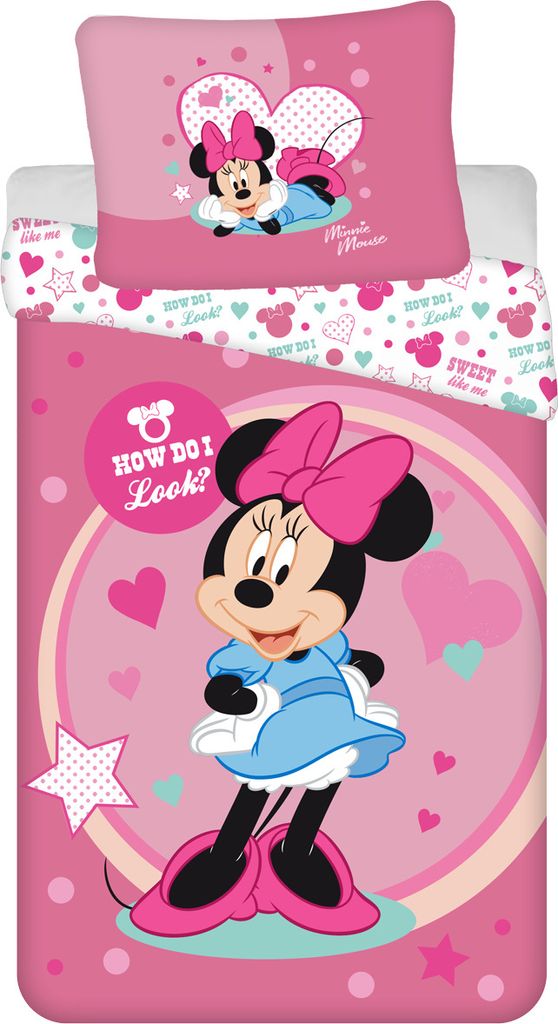 JERRY FABRICS Pościel w zestawie Minnie Sweet like me micro Zdjęcie produktu