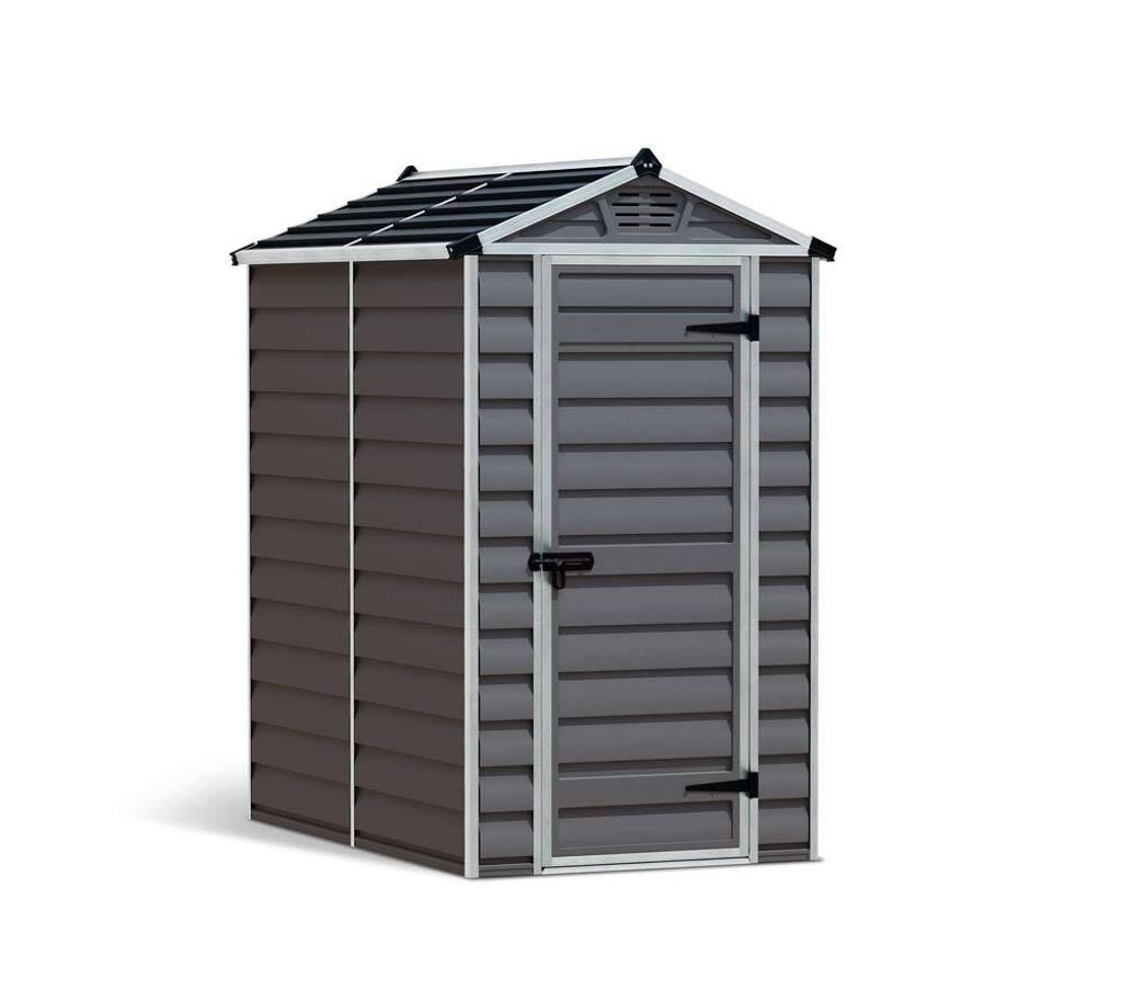 Palram - Canopia Kunststoff Gerätehaus Skylight 46 Grau 175x121x204 cm