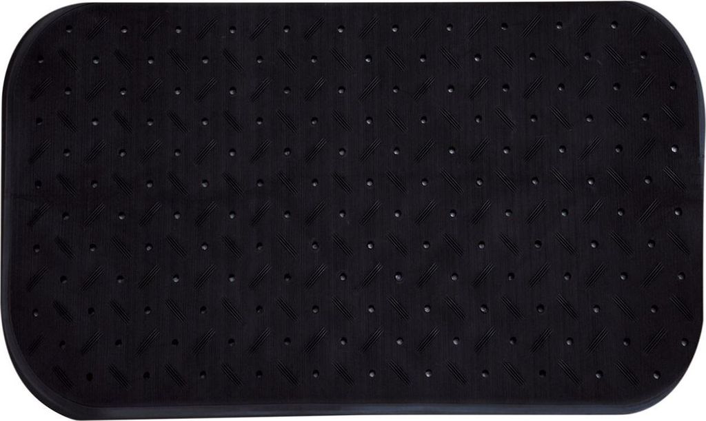 MSV Dusch-/Badeschutzmatte Bad - Gummi - schwarz - 36 x 65 Produktbild 