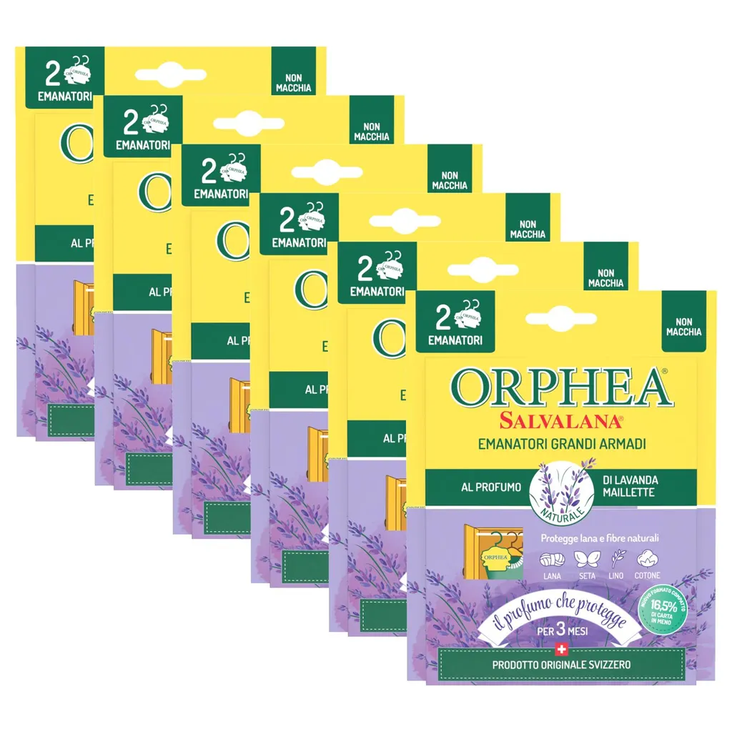 Protection Laine et Cachemire Orphea Salvalana 12 Manchons Lavande