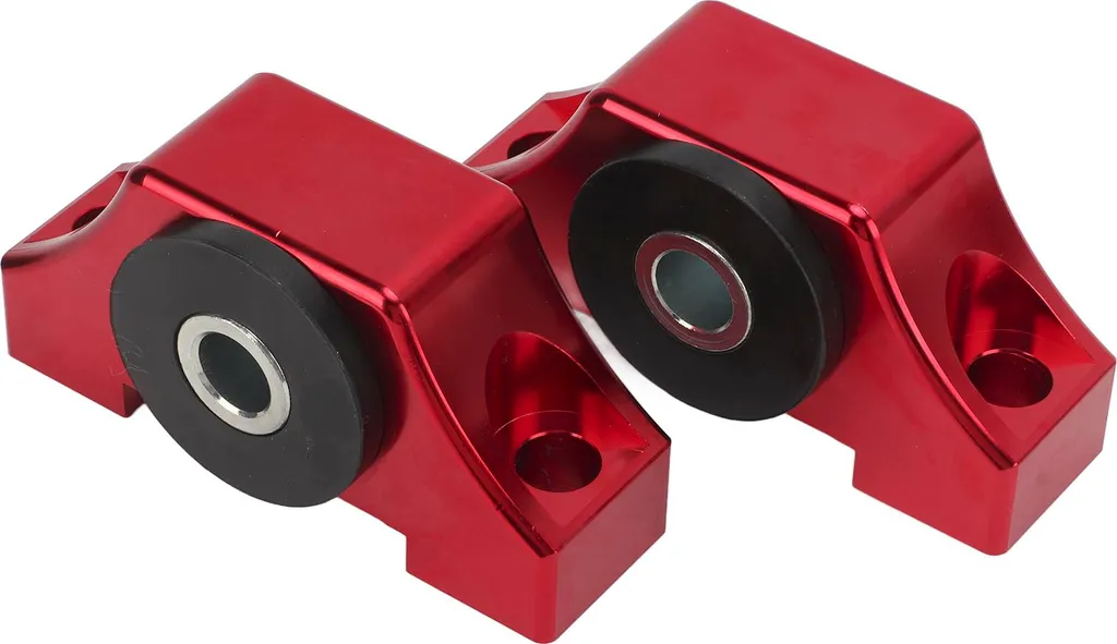 Kit Supports Moteur Aluminium 6061-T6 Rouge pour Civic B16 B18 B20 et D16