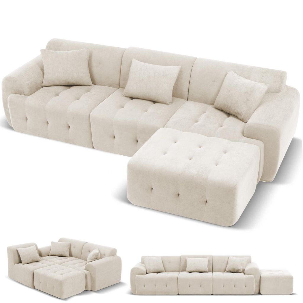 COMHOMA Ecksofa, 245 x 60 x 40 cm, Modulares Sofa mit Produktbild 