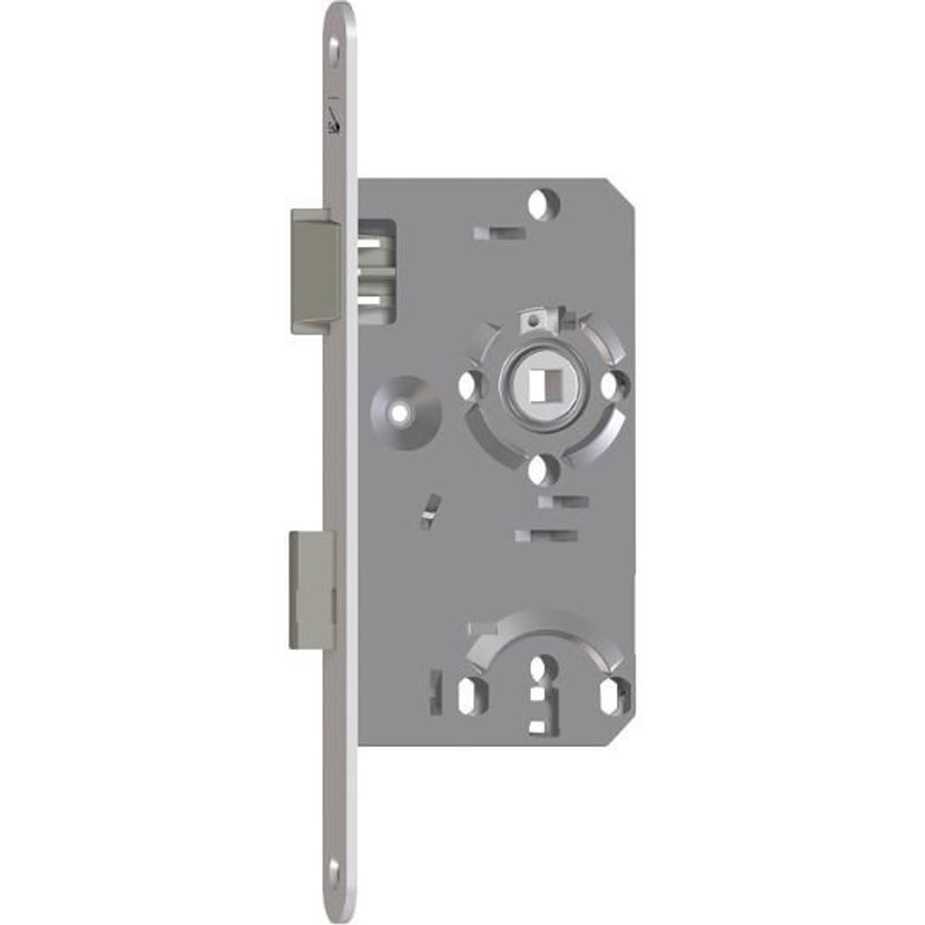 SAG Einstemmschloss 1 207000 BB,DM 55,Stulp 235x20x3mm, links, silber lackiert