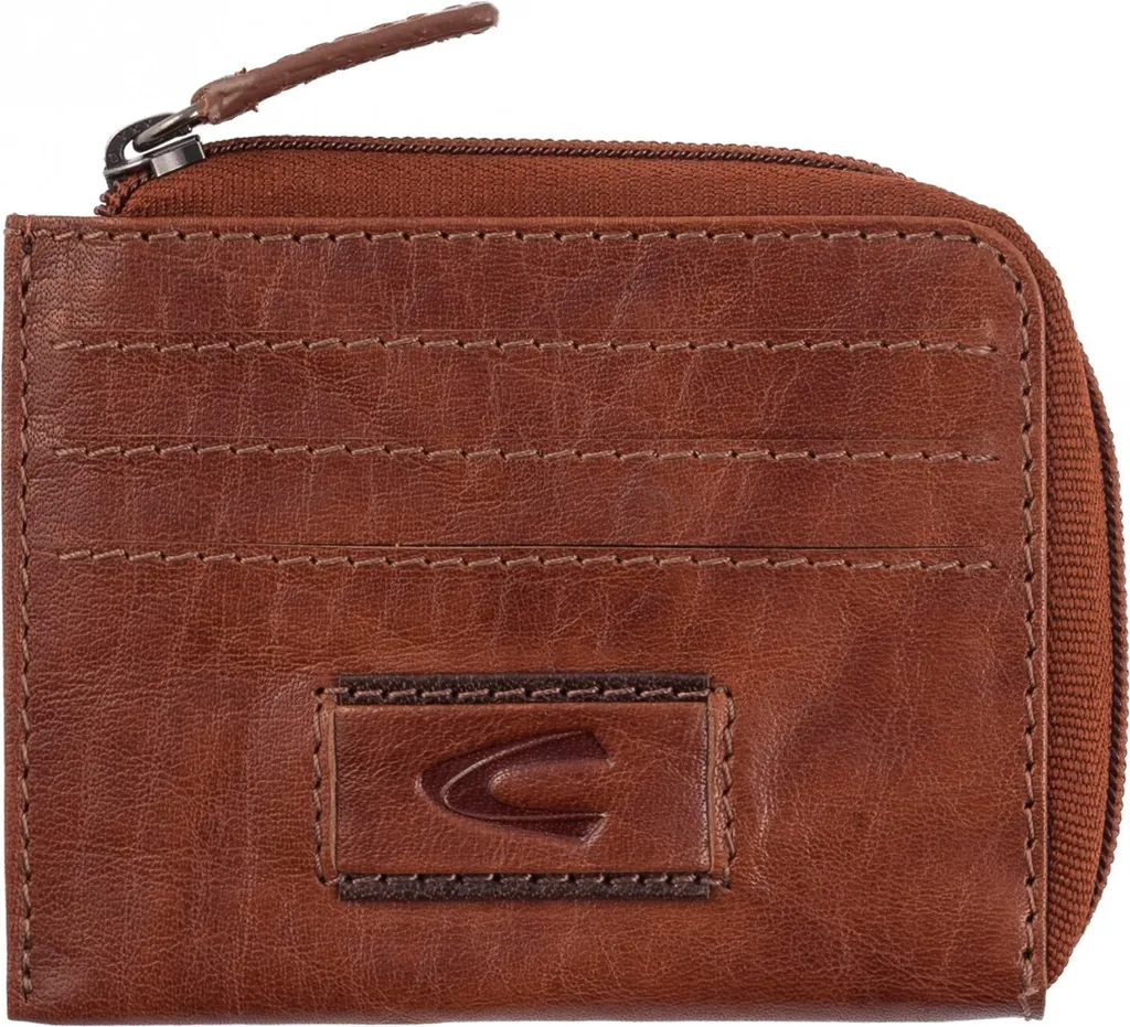 Porte-cartes Panama camel active en cuir 10 cm pour homme actif et Pro