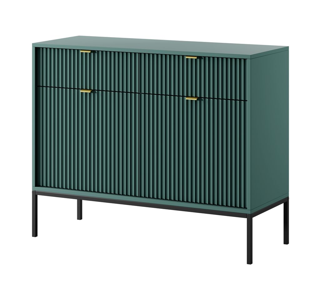 AX LIVING Kommode mit Schublade Eternas KS104 104 cm breit Grün