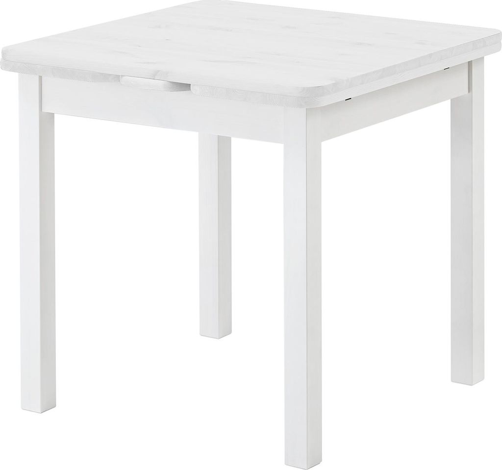 home24 Esstisch mit Ansteckplatten - Kiefer Massiv