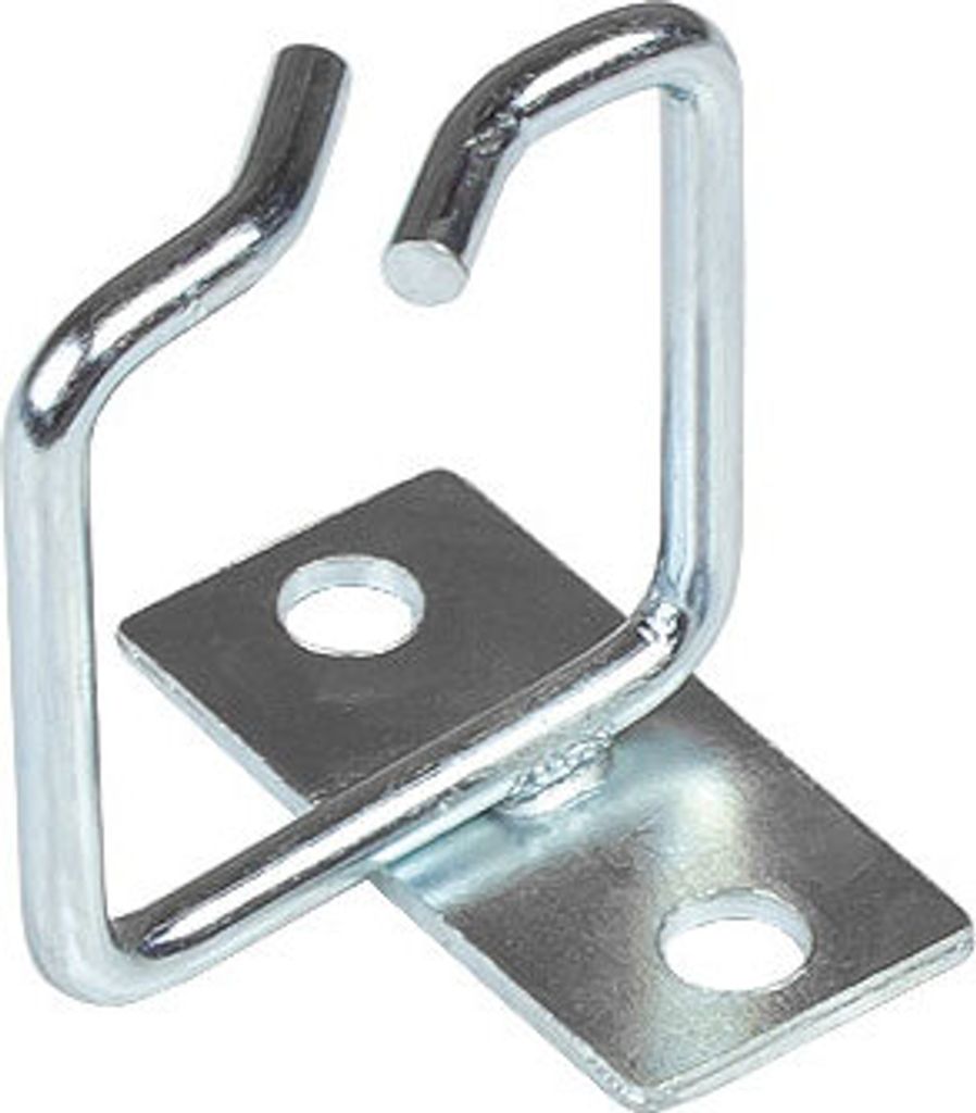 Kabelführungsbügel mit seitlich versetzter Montageplatte, Stahl verzinkt, 40 x 40 mm, Good Connections