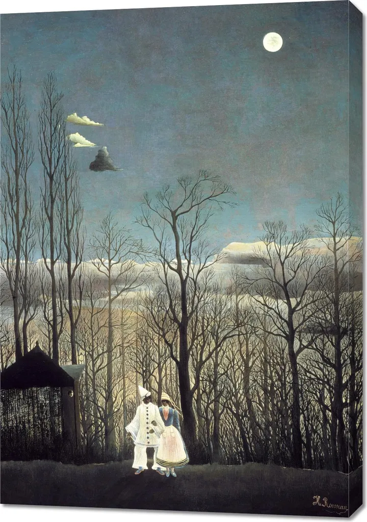 Quadro 70x100 cm Carnival Evening, Rousseau Vintage per il salotto
