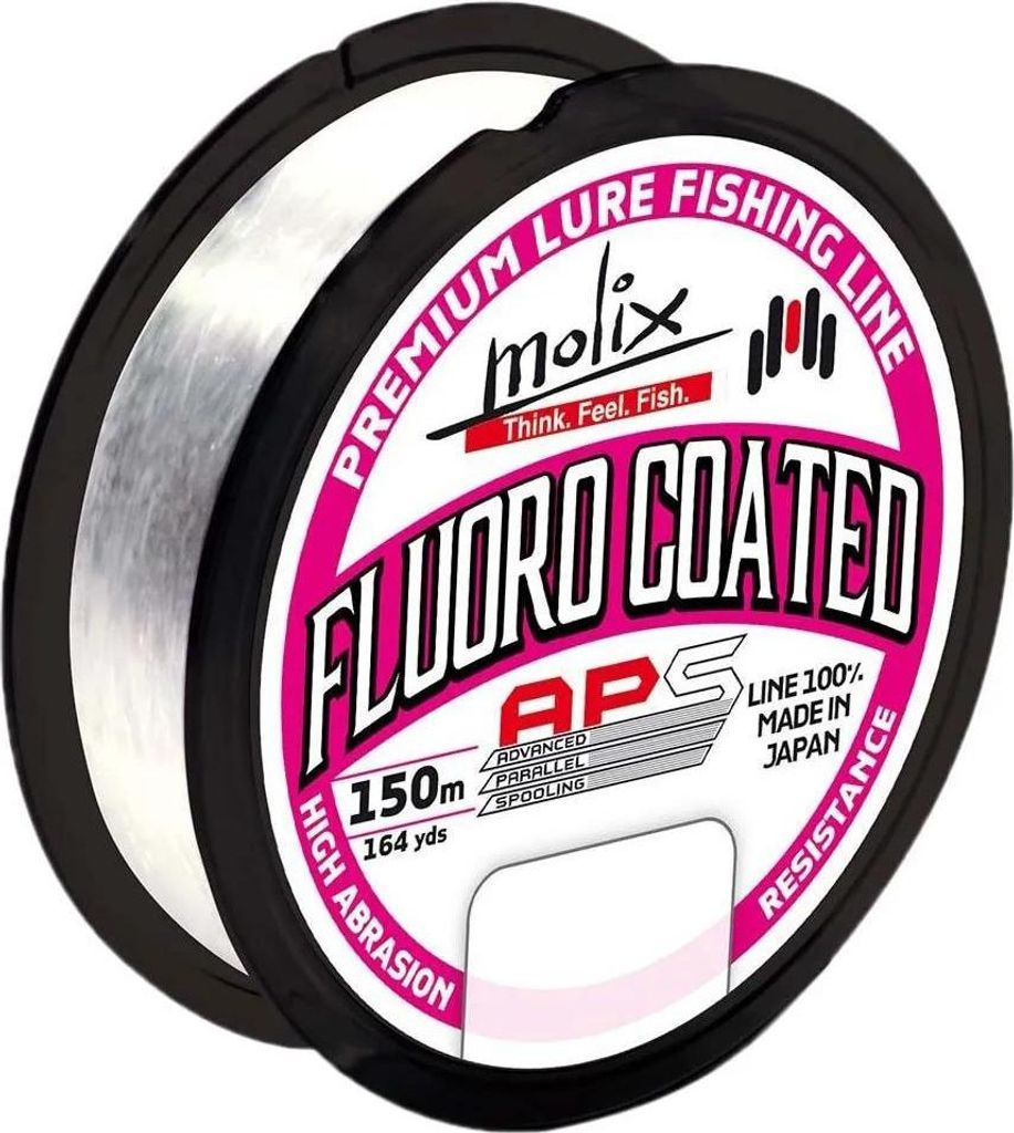 Molix Fluoro Coated Aps Flurocarbon 150 M Silber 0.151 mm Silber 0.151 mm