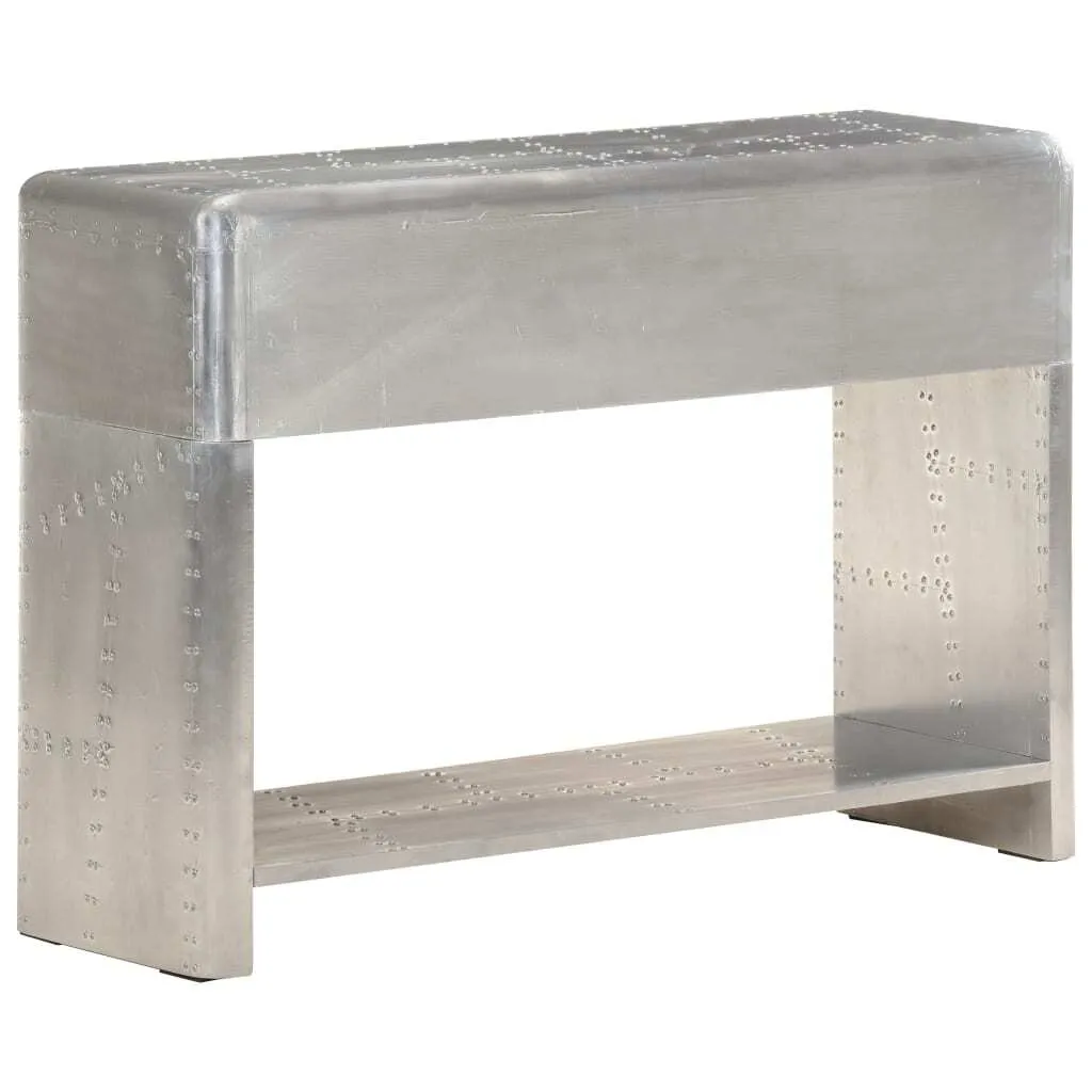 Buffet de Rangement Métal Aviator 110cm - Meuble Bas Design Industrielle