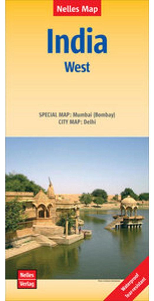 Nelles Map Landkarte India: West 1:1 500 000