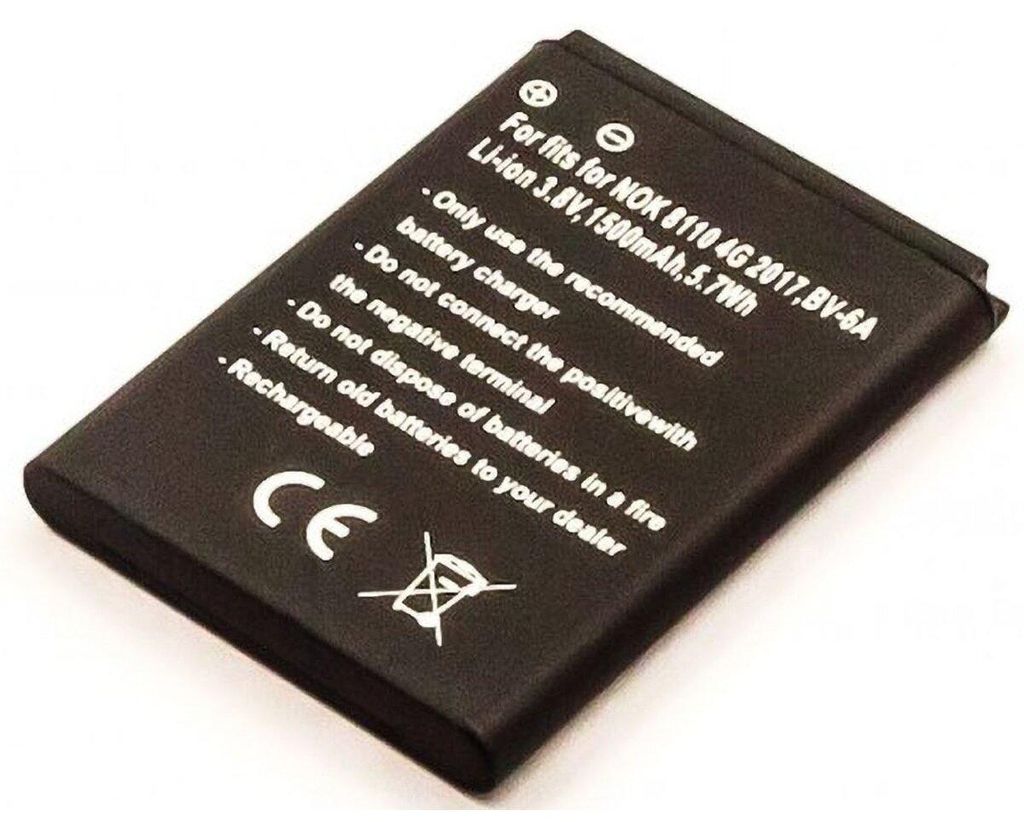 Akku für Nokia 8110 4G 2017 Li-Ion 3,8 Volt 1200 mAh Produktbild 
